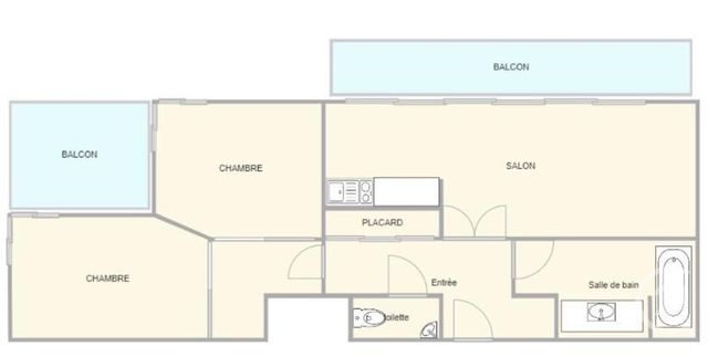 Appartement F3 à louer - 3 pièces - 51.0 m2 - LOGNES - 77 - ILE-DE-FRANCE - Century 21 Agence Parc Avenue