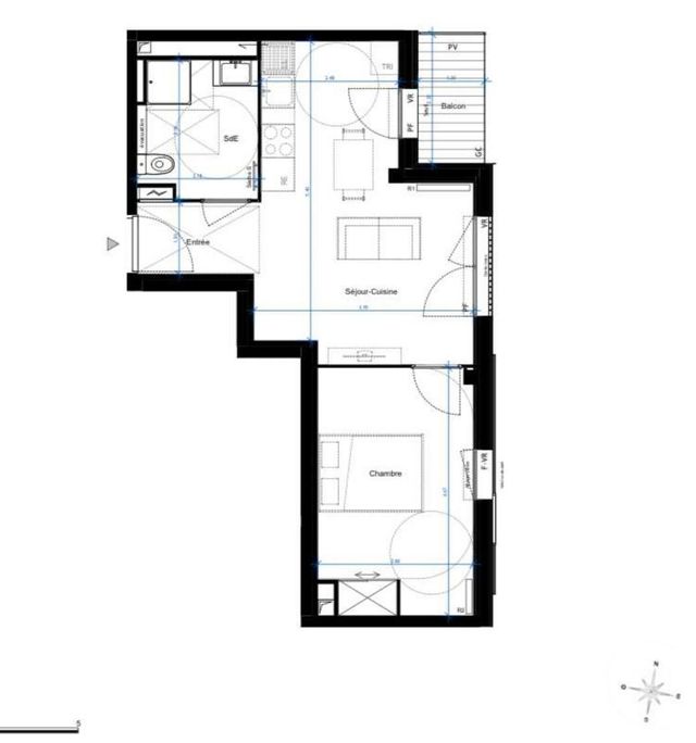 Appartement F2 à louer BUSSY ST GEORGES