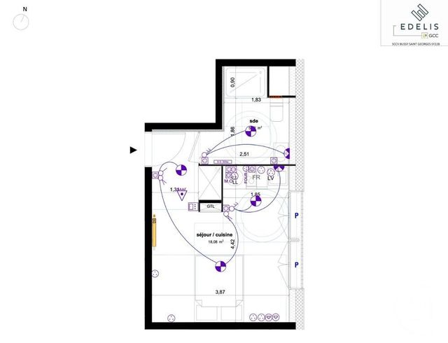 appartement - BUSSY ST GEORGES - 77